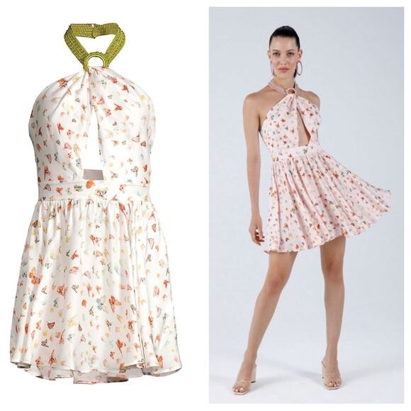 MY BEACHY SIDE x Emily In Paris Monarch Butterfly Mini Dress Women’s - Picture 1 of 13